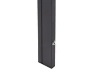 Set da pranzo da giardino con panche 6 posti NARDO Nero_948212