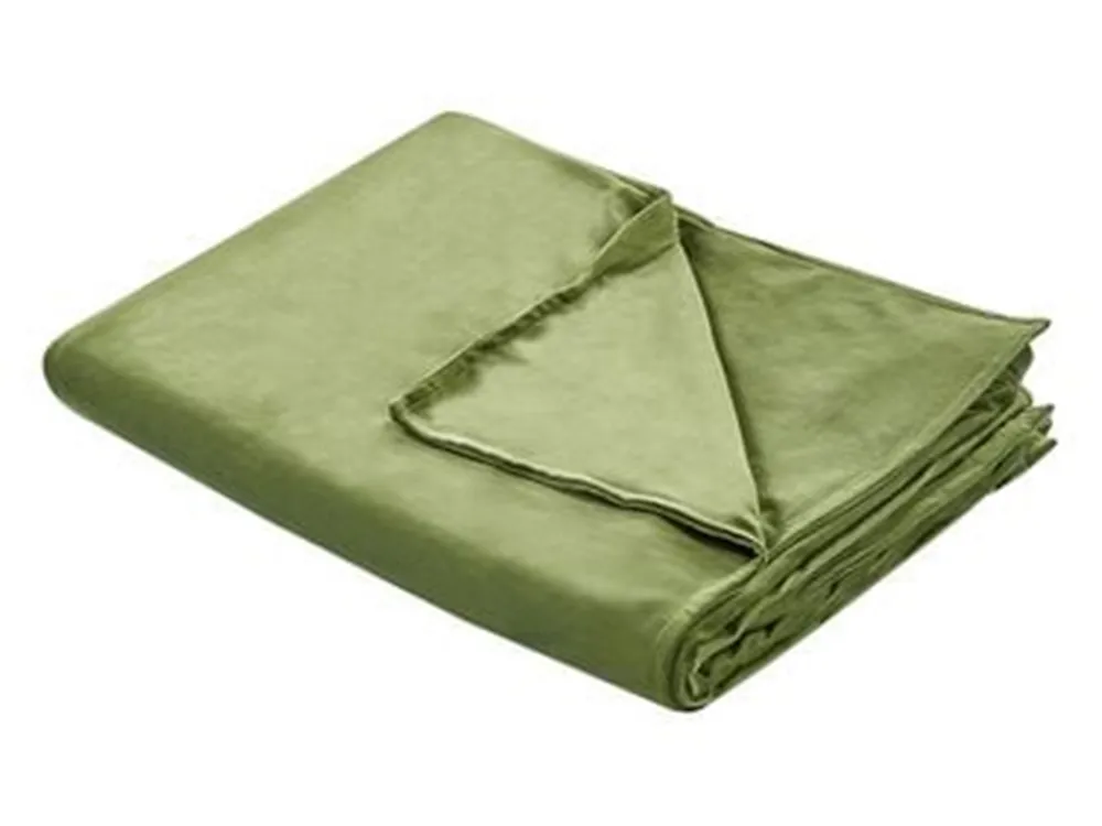 Copripiumino RHEA 120 x 180 cm Poliestere Verde scuro_1183761