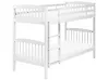 Bunk Bed Pine Wood REVIN 90 x 200 cm (EU Single) White