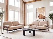 Sofa 3 Seater PILARNE Boucle Beige_1179327