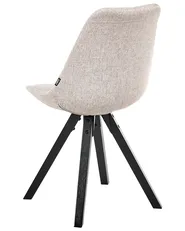 Set of 2 Dining Chairs HEDLEY Fabric Beige_999078