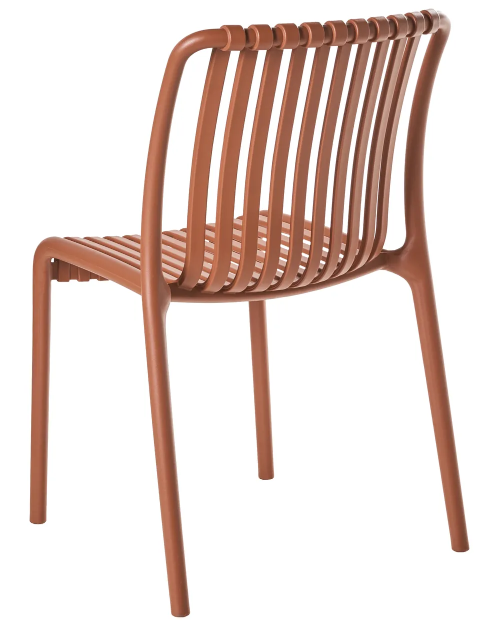 Set of 4 Garden Chairs ARICCIA Light Red_1051403