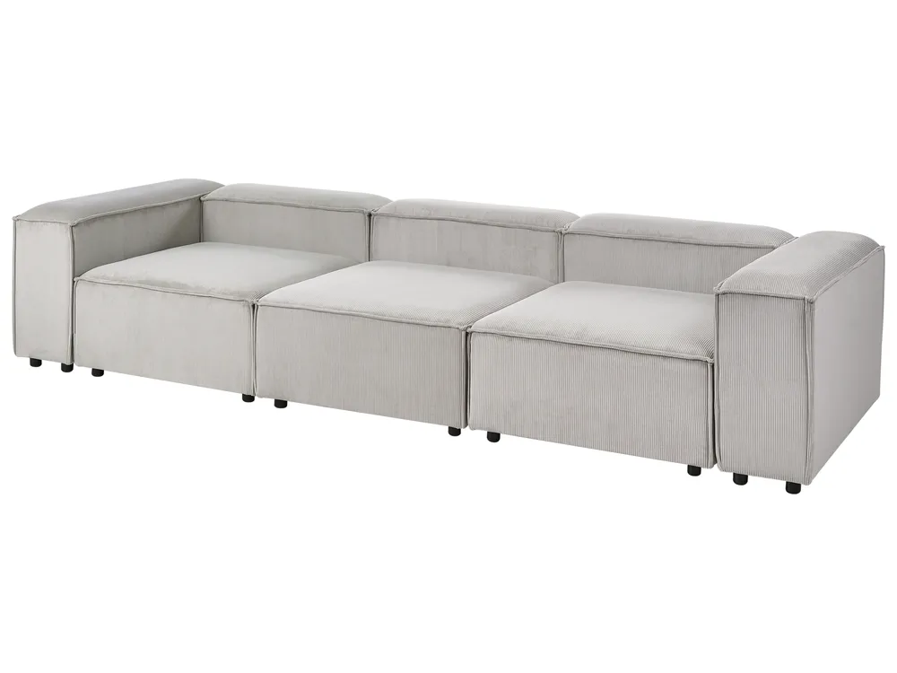 Modular Sofa 3 Seater ARDAL Corduroy Taupe_1011040