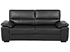 Sofa 3 Seater VOGAR Faux Leather Black
