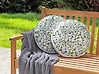 Set of 2 Outdoor Cushions VALLORIA Floral Pattern 40 x 40 cm Light Blue