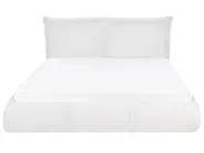 Wasserbett Bouclé VINAY 160 x 200 cm Weiß_945832