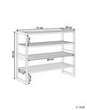 Bamboo Shelving Unit Light Wood UVALDA _927242