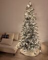 Snowy Christmas Tree Pre-Lit 210 cm White TATLOW_901586