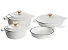 7 Piece Cast Iron Set FERRANO Off-White