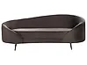 Sofa 2 Seater SAVAR Velvet Dark Brown