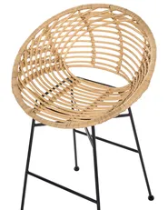 Set di 2 sedie alte WINDOM Rattan Naturale_1072227