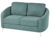 2 Seater Fabric Sofa Green TROSA_851880