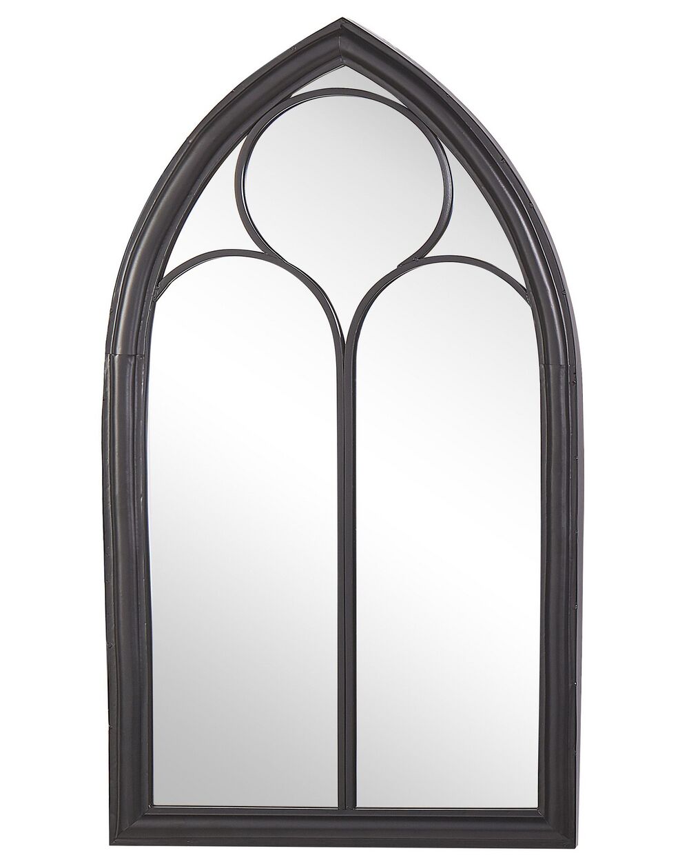 Oglindă de perete TRELLY 62 cm 113 cm Metal Negru