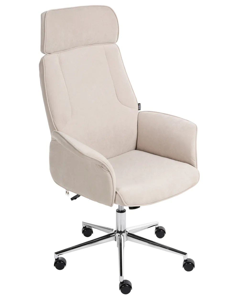 Office Chair PILOT Velvet Light Beige