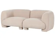 Divano modulare 2 posti MJALBI Bouclé Beige_1075266