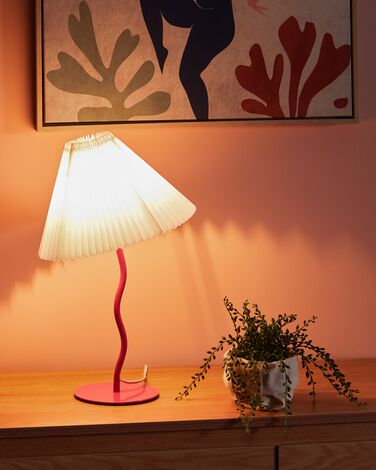 Metal Table Lamp Pink ALWERO