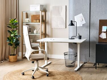 Electric Adjustable Standing Desk 120 x 60 cm White GRIFTON