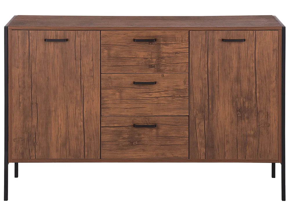 2 Door Sideboard TIFTON Dark Brown_758673