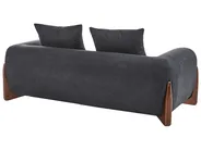 Set da salotto 6 posti VINLIDEN Nero_1048229