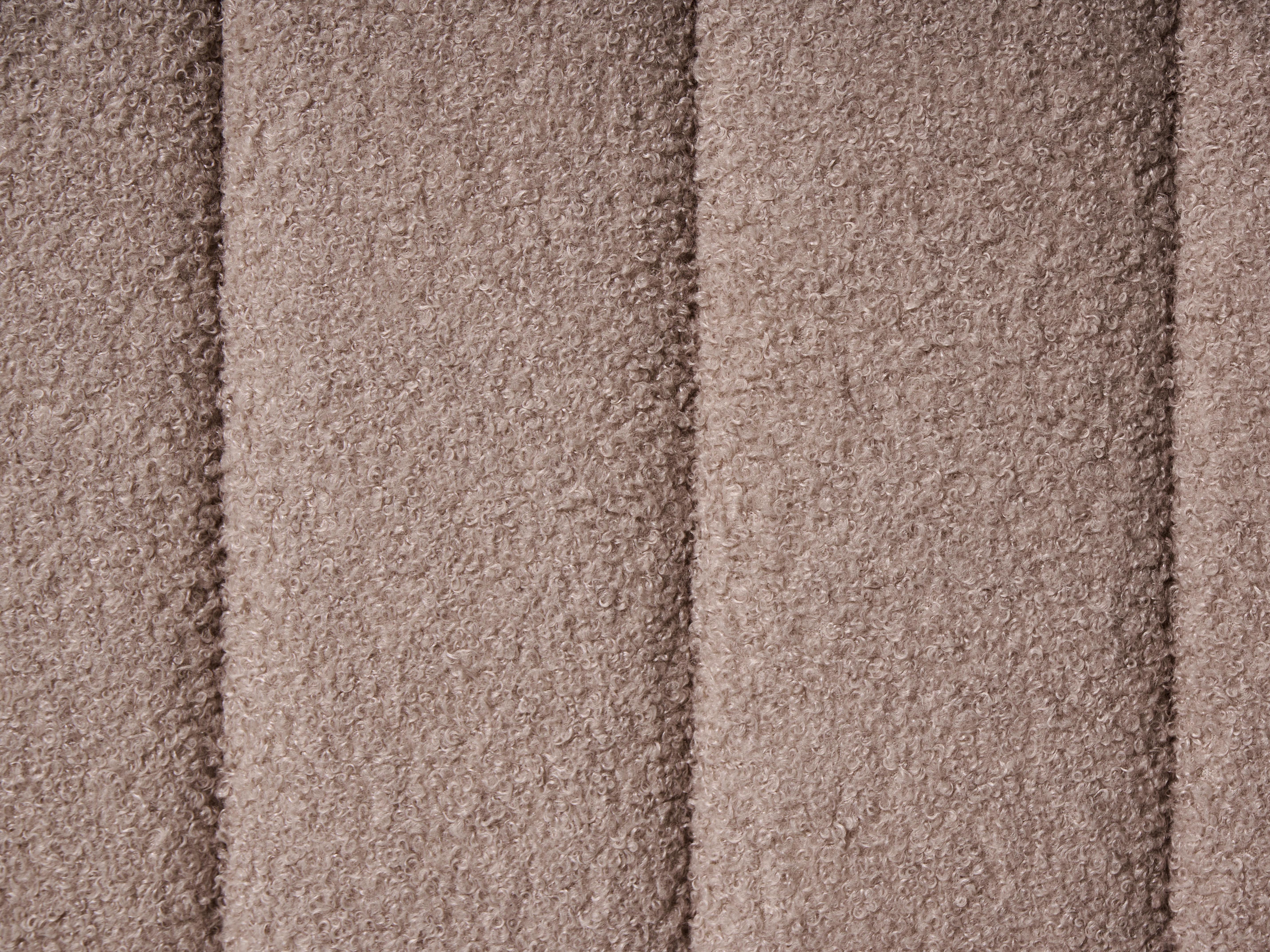 Ottoman Bed LUNAN Boucle Taupe 120 x 200 cm (EU Small Double)_1048520
