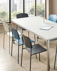 Set of 4 Dining Chairs ASTORIA Beige_868268