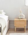 Bedside Table Light Wood NIVO_933981