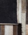 Cowhide Area Rug 140 x 200 cm Brown with Beige SINNELI_756738