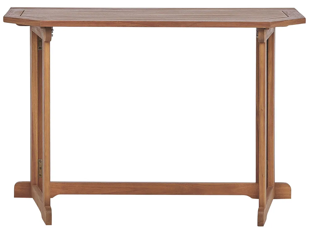 Balcony Dining Set 4 Seater TREIA Acacia Wood Brown_811883