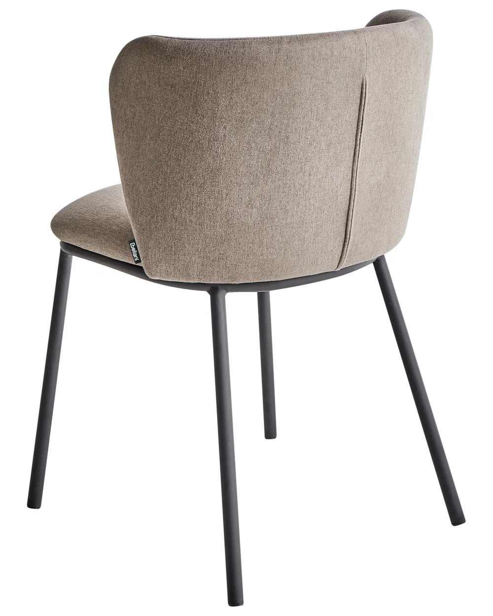 Set of 2 Dining Chairs MINA Fabric Taupe_957034