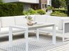 Left Hand 6 Seater Garden Sofa Set Off-White CASTELLA_932075