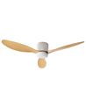 Ceiling Fan with Light VEMBAR with Remote LED Light Brown