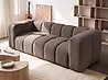 Sofa 3 Seater ANTOLA Boucle Taupe