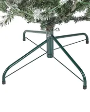 Ośnieżona sztuczna choinka świąteczna LED BRISCO 180 cm Biały_832240