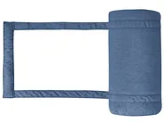Poduszka na leżak ogrodowy CESANA PREMIUM 192 x 56 cm Niebieski_1070494