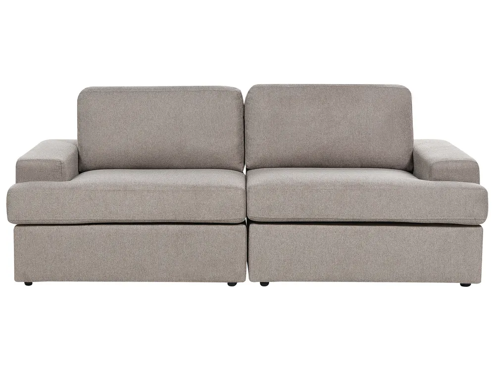 Living Room Set 5 Seater ALLA Fabric Taupe_893746