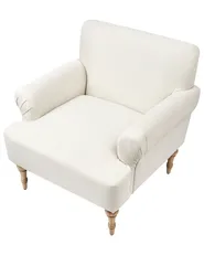 Armchair FREDROS Fabric Light Beige_966431
