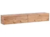 Wall Mounted TV Stand GLADSTONE Brown