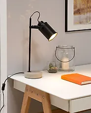 Desk Lamp MUNDAKA Adjustable Metal Black_1173824