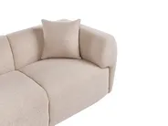 Sofa 2 Seater VALBY Boucle Beige_1057151