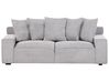 3 Seater Jumbo Cord Sofa Light Grey VISKAN_811632