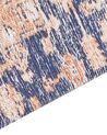 Bavlnený koberec 200 x 300 cm modrá/červená KURIN_862985