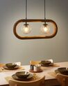 Mango Wood Pendant Lamp Dark AYENSU_931008