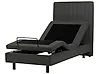 Adjustable Bed Fabric CASTELLAN 90 x 200 cm (EU Single) Dark Grey