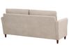 3 Seater Fabric Sofa with Storage Taupe MARE_918600
