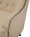 Fabric Armchair Beige VIBORG II_708361