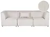 Sofá modular 3 plazas LEMVIG Pana Beige