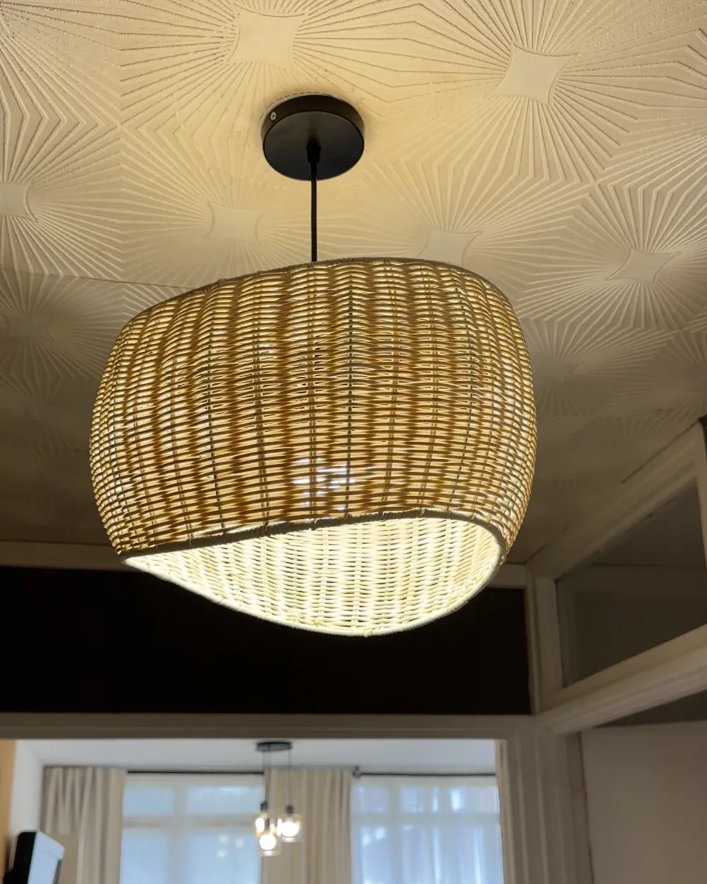Pendant Lamp COAMO Rattan Natural_1082023