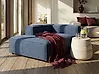 Chaise longue derecha ARDAL Pana Azul oscuro
