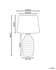 Table Lamp BILLY Ceramic Off-White_1032987