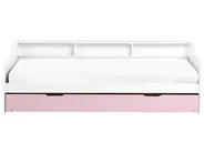 Trundle Bed Pine Wood EDERN 90 x 200 cm (EU Single) Pink_980356
